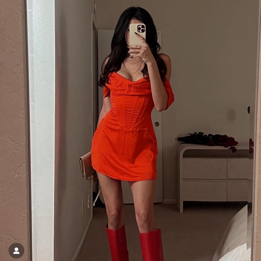 Red dress
